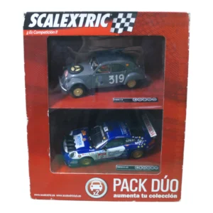 Pack dúo Porsche 911GT3 + Citroen 2 CV escala 1:32